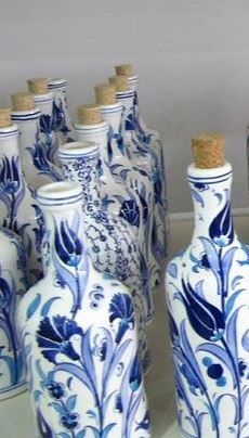 Ceramic Olive Oil Bottle